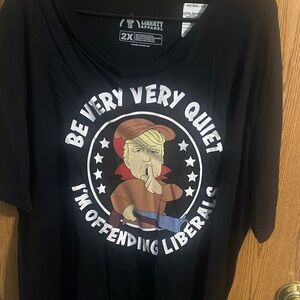 Liberty Apparel Black Graphic Tee